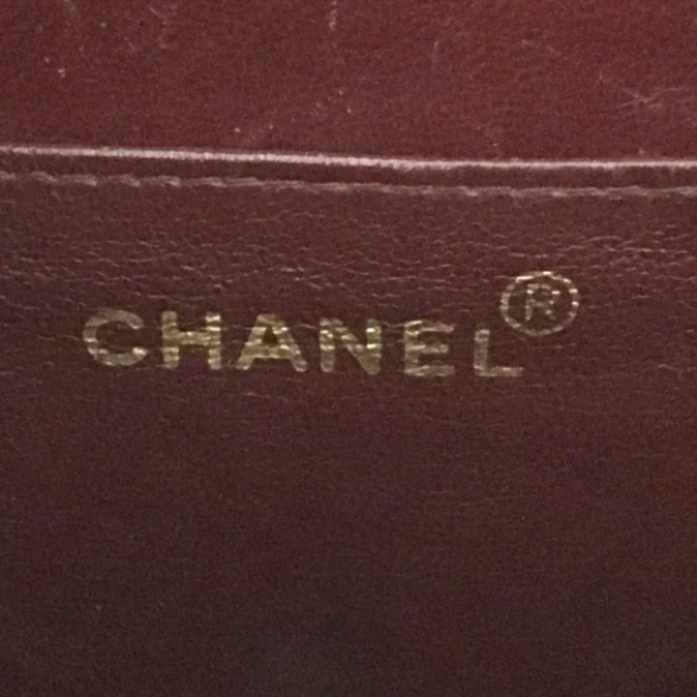 CHANEL Maxi Jumbo 34 Quilted Matelasse XL Lambskin vintage Crossbody flap Bag CC - Picture 13 of 15